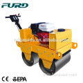 Vibratory Mini Walk Behind Double Drum Road Roller Compactor Price for Sale